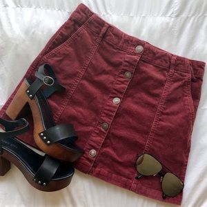 Button-up Skirt